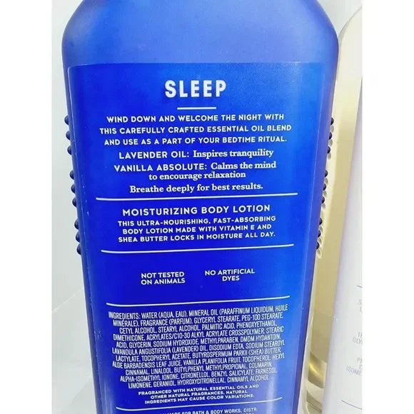 LAVENDER VANILLA Bath & Body Works Shower Gel 10oz Body Lotion 6.5oz Set NEW - Picture 7 of 8